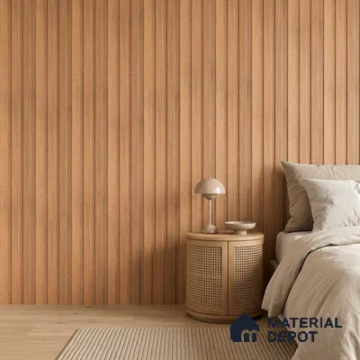Wooden Look PN 07686 9.1 ft x 4.9 inch Charcoal Panel - 12 mm | Suitable for Living Room, Bedroom & TV Cabinet | Width is Subjected to 5% Variation