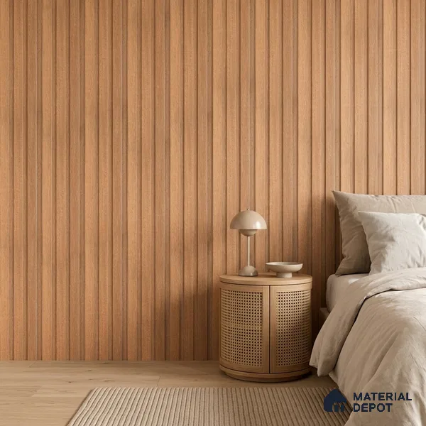 Wooden Look PN 07686 9.1 ft x 4.9 inch Charcoal Panel - 12 mm | Suitable for Living Room, Bedroom & TV Cabinet | Width is Subjected to 5% Variation