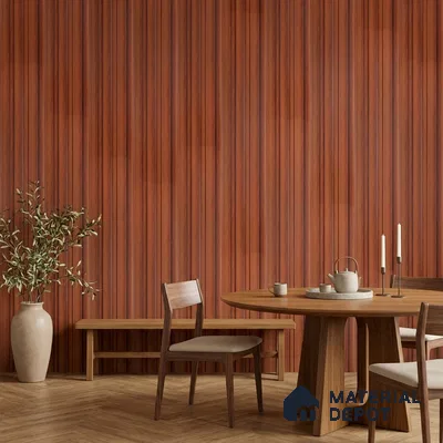 Wooden Look PN 07687 9.1 ft x 4.9 inch Charcoal Panel - 12 mm | Suitable for Living Room, Bedroom & TV Cabinet | Width is Subjected to 5% Variation