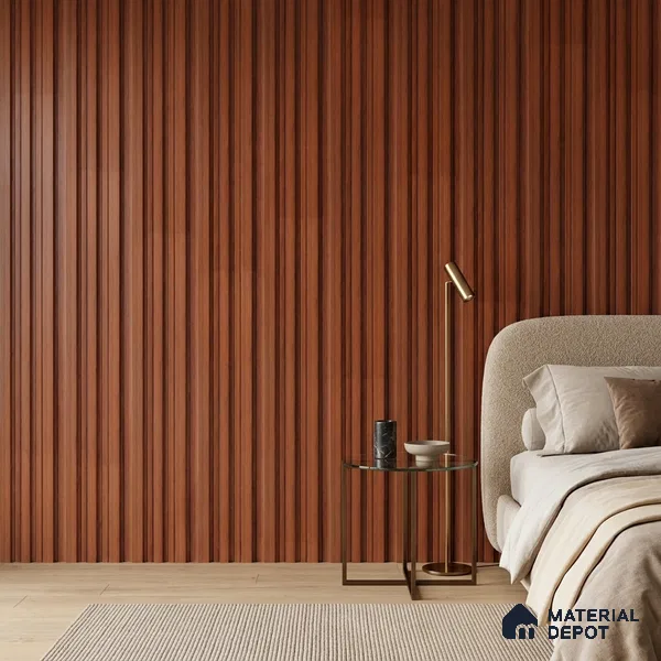 Wooden Look PN 07687 9.1 ft x 4.9 inch Charcoal Panel - 12 mm | Suitable for Living Room, Bedroom & TV Cabinet | Width is Subjected to 5% Variation