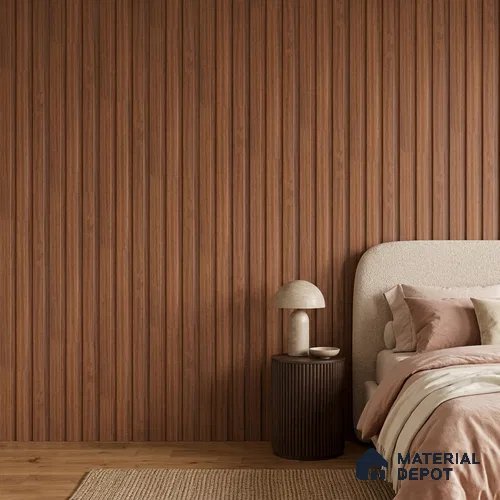 Wooden Look PN 07690 9.1 ft x 4.9 inch Charcoal Panel - 12 mm | Suitable for Living Room, Bedroom & TV Cabinet | Width is Subjected to 5% Variation