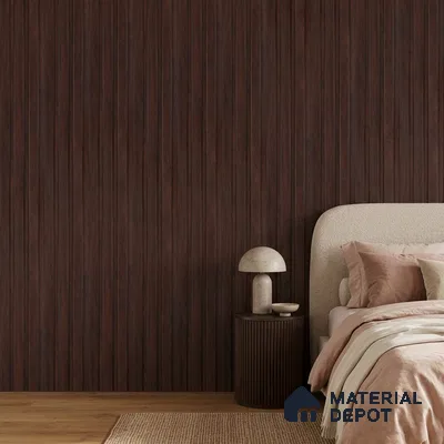 Wooden Look PN 07692 9.1 ft x 4.9 inch Charcoal Panel - 12 mm | Suitable for Living Room, Bedroom & TV Cabinet | Width is Subjected to 5% Variation