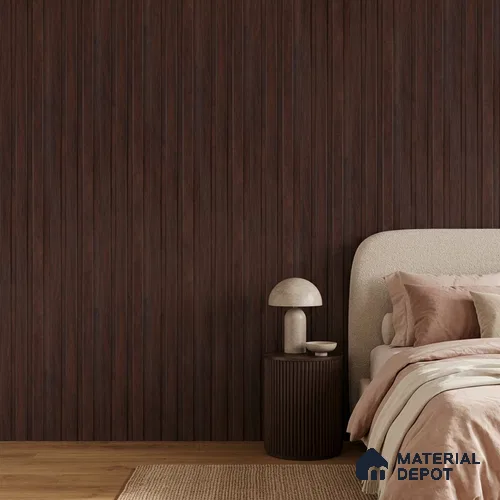 Wooden Look PN 07692 9.1 ft x 4.9 inch Charcoal Panel - 12 mm | Suitable for Living Room, Bedroom & TV Cabinet | Width is Subjected to 5% Variation