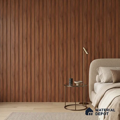 Wooden Look PN 07694 9.1 ft x 4.9 inch Charcoal Panel - 12 mm | Suitable for Living Room, Bedroom & TV Cabinet | Width is Subjected to 5% Variation