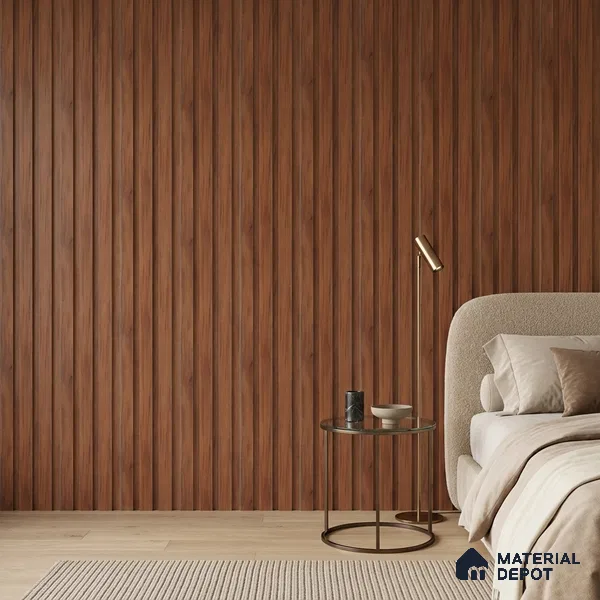Wooden Look PN 07694 9.1 ft x 4.9 inch Charcoal Panel - 12 mm | Suitable for Living Room, Bedroom & TV Cabinet | Width is Subjected to 5% Variation