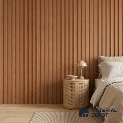 Wooden Look PN 07696 9.1 ft x 4.9 inch Charcoal Panel - 12 mm | Suitable for Living Room, Bedroom & TV Cabinet | Width is Subjected to 5% Variation
