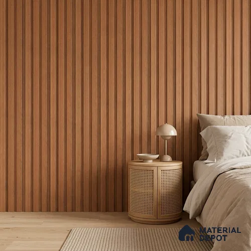 Wooden Look PN 07696 9.1 ft x 4.9 inch Charcoal Panel - 12 mm | Suitable for Living Room, Bedroom & TV Cabinet | Width is Subjected to 5% Variation