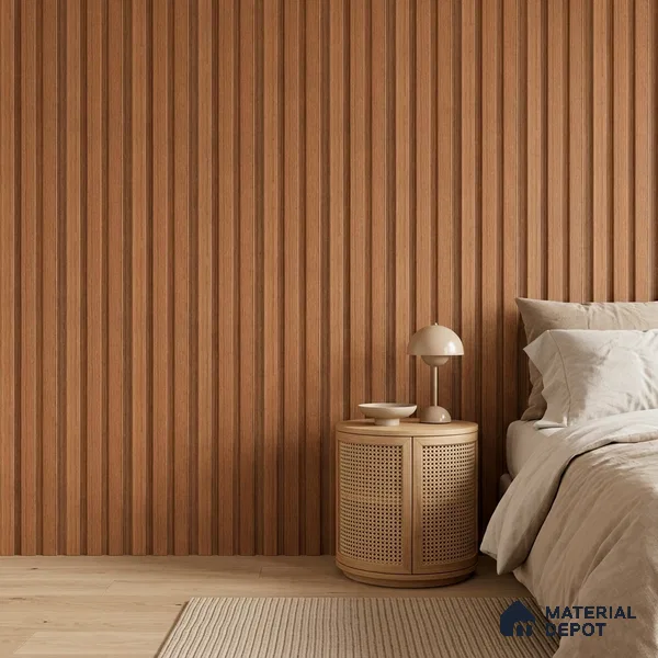 Wooden Look PN 07696 9.1 ft x 4.9 inch Charcoal Panel - 12 mm | Suitable for Living Room, Bedroom & TV Cabinet | Width is Subjected to 5% Variation