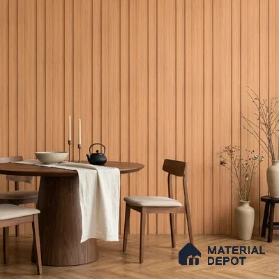 Wooden Look PN 07699 9.1 ft x 4.9 inch Charcoal Panel - 12 mm | Suitable for Living Room, Bedroom & TV Cabinet | Width is Subjected to 5% Variation