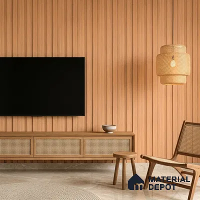 Wooden Look PN 07699 9.1 ft x 4.9 inch Charcoal Panel - 12 mm | Suitable for Living Room, Bedroom & TV Cabinet | Width is Subjected to 5% Variation