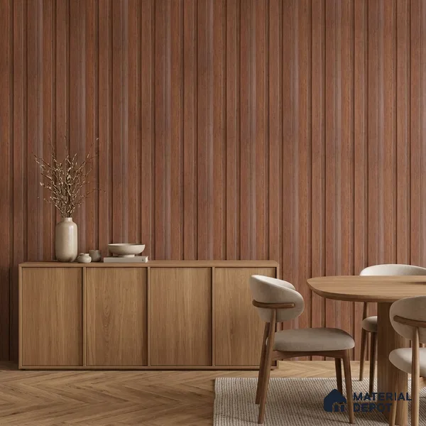 Wooden Look PN 07700 9.1 ft x 4.9 inch Charcoal Panel - 12 mm | Suitable for Living Room, Bedroom & TV Cabinet | Width is Subjected to 5% Variation