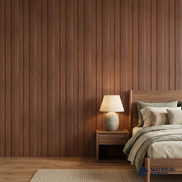 Wooden Look PN 07700 9.1 ft x 4.9 inch Charcoal Panel - 12 mm | Suitable for Living Room, Bedroom & TV Cabinet | Width is Subjected to 5% Variation