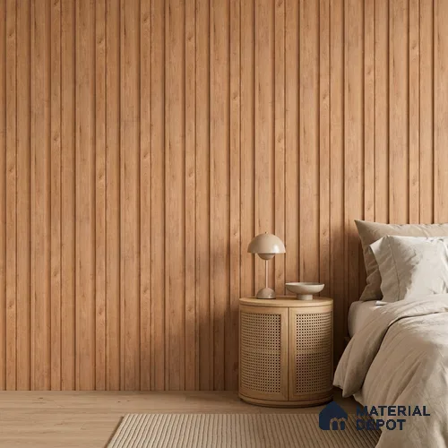 Wooden Look PN 07701 9.1 ft x 4.9 inch Charcoal Panel - 12 mm | Suitable for Living Room, Bedroom & TV Cabinet | Width is Subjected to 5% Variation