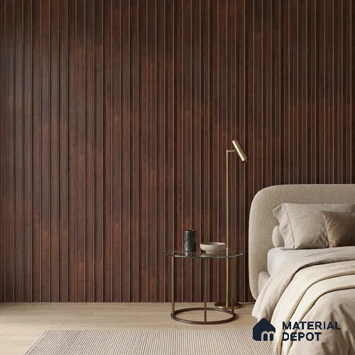 Wooden Look PN 07707 9.1 ft x 4.9 inch Charcoal Panel - 12 mm | Suitable for Living Room, Bedroom & TV Cabinet | Width is Subjected to 5% Variation