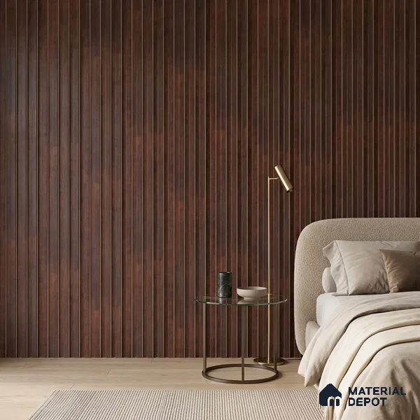 Wooden Look PN 07707 9.1 ft x 4.9 inch Charcoal Panel - 12 mm | Suitable for Living Room, Bedroom & TV Cabinet | Width is Subjected to 5% Variation