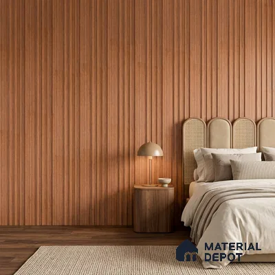 Wooden Look PN 07709 9.1 ft x 4.9 inch Charcoal Panel - 12 mm | Suitable for Living Room, Bedroom & TV Cabinet | Width is Subjected to 5% Variation