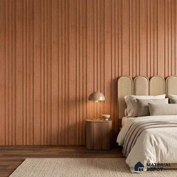 Wooden Look PN 07709 9.1 ft x 4.9 inch Charcoal Panel - 12 mm | Suitable for Living Room, Bedroom & TV Cabinet | Width is Subjected to 5% Variation