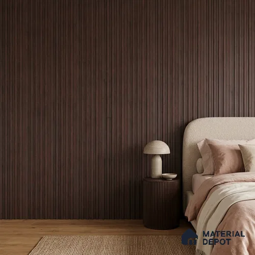 Wooden Look PN 07710 9.1 ft x 4.9 inch Charcoal Panel - 12 mm | Suitable for Living Room, Bedroom & TV Cabinet | Width is Subjected to 5% Variation