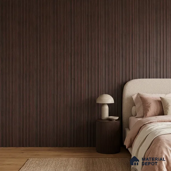 Wooden Look PN 07710 9.1 ft x 4.9 inch Charcoal Panel - 12 mm | Suitable for Living Room, Bedroom & TV Cabinet | Width is Subjected to 5% Variation