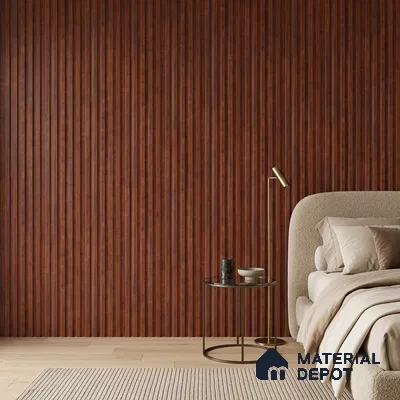 Wooden Look PN 07711 9.1 ft x 4.9 inch Charcoal Panel - 12 mm | Suitable for Living Room, Bedroom & TV Cabinet | Width is Subjected to 5% Variation