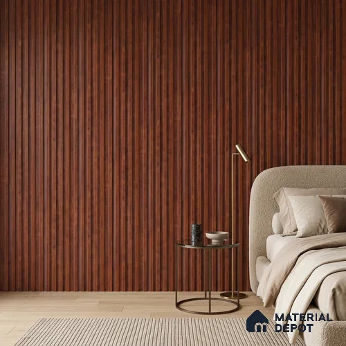 Wooden Look PN 07711 9.1 ft x 4.9 inch Charcoal Panel - 12 mm | Suitable for Living Room, Bedroom & TV Cabinet | Width is Subjected to 5% Variation