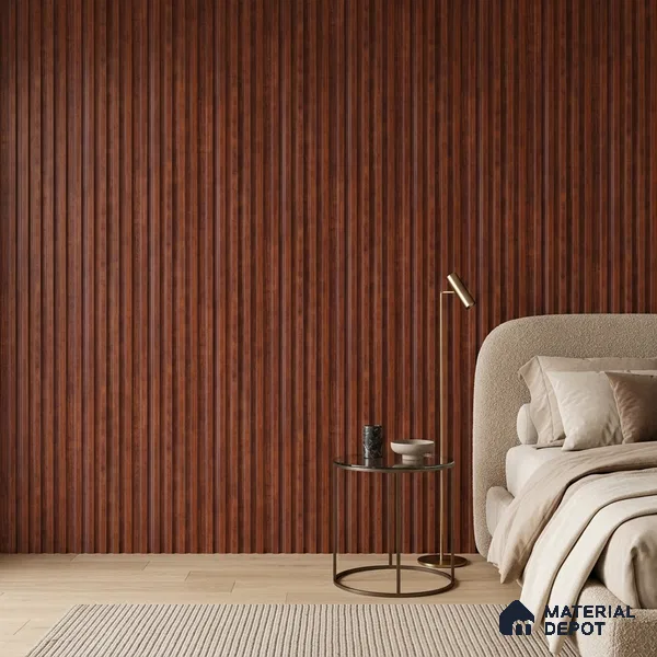 Wooden Look PN 07711 9.1 ft x 4.9 inch Charcoal Panel - 12 mm | Suitable for Living Room, Bedroom & TV Cabinet | Width is Subjected to 5% Variation