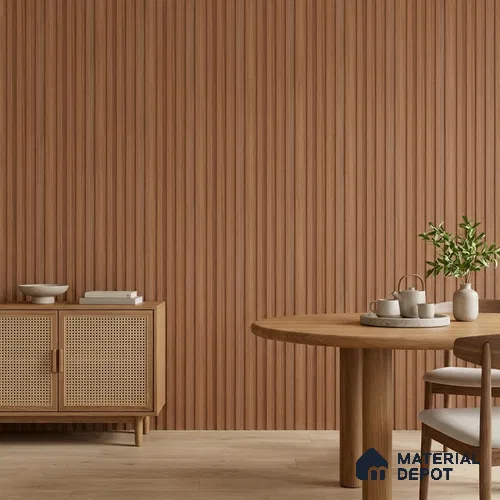 Wooden Look PN 07712 9.1 ft x 4.9 inch Charcoal Panel - 12 mm | Suitable for Living Room, Bedroom & TV Cabinet | Width is Subjected to 5% Variation