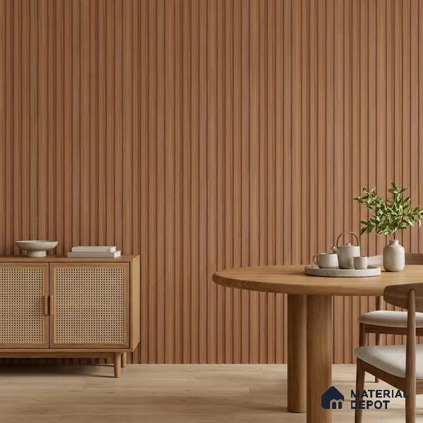 Wooden Look PN 07712 9.1 ft x 4.9 inch Charcoal Panel - 12 mm | Suitable for Living Room, Bedroom & TV Cabinet | Width is Subjected to 5% Variation