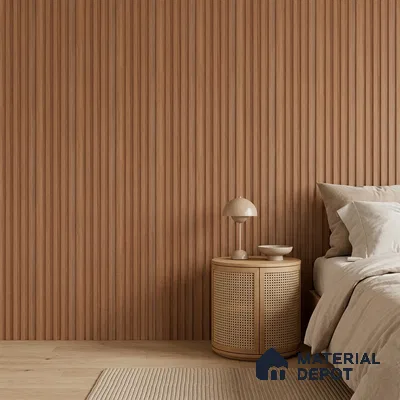 Wooden Look PN 07712 9.1 ft x 4.9 inch Charcoal Panel - 12 mm | Suitable for Living Room, Bedroom & TV Cabinet | Width is Subjected to 5% Variation
