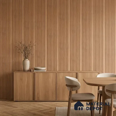 Wooden Look PN 07716 9.1 ft x 4.9 inch Charcoal Panel - 12 mm | Suitable for Living Room, Bedroom & TV Cabinet | Width is Subjected to 5% Variation