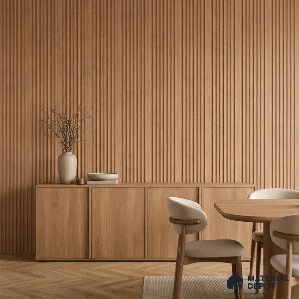 Wooden Look PN 07716 9.1 ft x 4.9 inch Charcoal Panel - 12 mm | Suitable for Living Room, Bedroom & TV Cabinet | Width is Subjected to 5% Variation