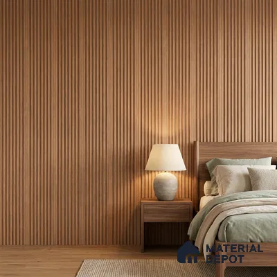 Wooden Look PN 07716 9.1 ft x 4.9 inch Charcoal Panel - 12 mm | Suitable for Living Room, Bedroom & TV Cabinet | Width is Subjected to 5% Variation