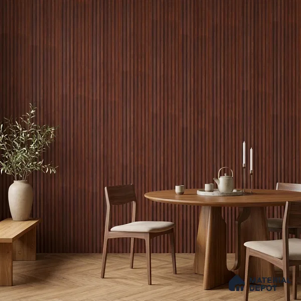 Wooden Look PN 07788 9.1 ft x 4.9 inch Charcoal Panel - 12 mm | Suitable for Living Room, Bedroom & TV Cabinet | Width is Subjected to 5% Variation