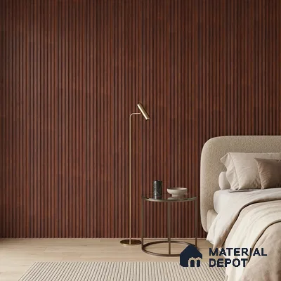 Wooden Look PN 07788 9.1 ft x 4.9 inch Charcoal Panel - 12 mm | Suitable for Living Room, Bedroom & TV Cabinet | Width is Subjected to 5% Variation