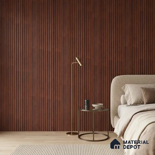 Wooden Look PN 07788 9.1 ft x 4.9 inch Charcoal Panel - 12 mm | Suitable for Living Room, Bedroom & TV Cabinet | Width is Subjected to 5% Variation