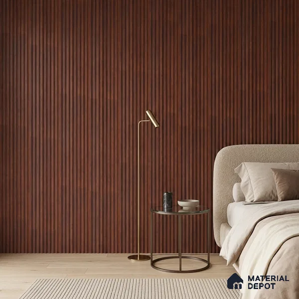 Wooden Look PN 07788 9.1 ft x 4.9 inch Charcoal Panel - 12 mm | Suitable for Living Room, Bedroom & TV Cabinet | Width is Subjected to 5% Variation