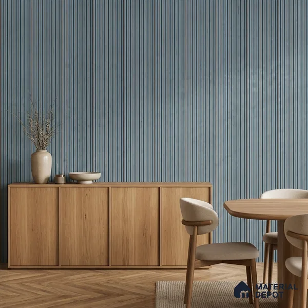 Slate Grey Plain Colour Look PN 07790 8 ft x 7.8 inch Charcoal Panel - 6 mm | Suitable for Living Room, Bedroom & Office | Width is Subjected to 5% Variation