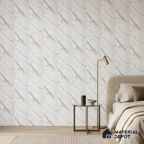 Dove Grey Marble Look PN 07816 8 ft x 7.8 inch Charcoal Panel - 6 mm | Suitable for Living Room, Bedroom & Office | Width is Subjected to 5% Variation