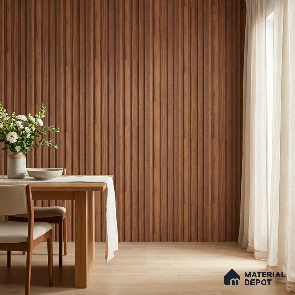 Wooden Look PN 07870 9.5 ft x 4.9 inch Charcoal Panel - 11 mm | Suitable for Feature Wall, Living Room & Bedroom | Width is Subjected to 5% Variation