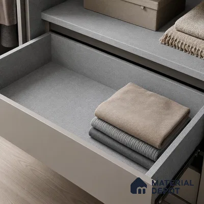 Fabric Liner Laminate LM 17866 B 8 x 4 ft Suede Finish - 0.8 mm | Ideal For Wardrobes | Matching Edgeband - EB 01696