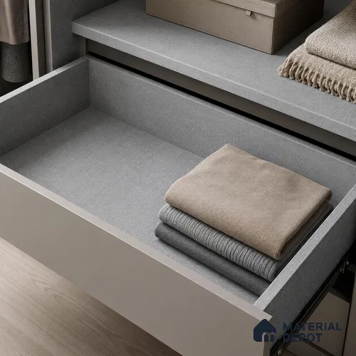 Fabric Liner Laminate LM 17866 8 x 4 ft Suede Finish - 0.72 mm | Ideal For Wardrobes | Matching Edgeband - EB 01696