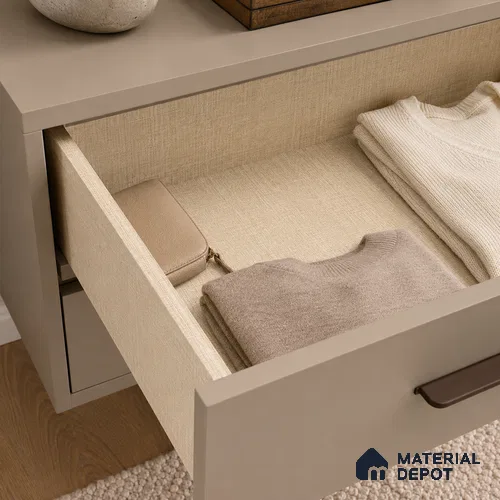 Fabric Liner Laminate LM 17867 B 8 x 4 ft Suede Finish - 0.8 mm | Ideal For Wardrobes | Matching Edgeband - EB 01697