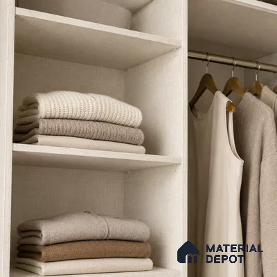Fabric Liner Laminate LM 17868 B 8 x 4 ft Suede Finish - 0.8 mm | Ideal For Wardrobes | Matching Edgeband - EB 01698