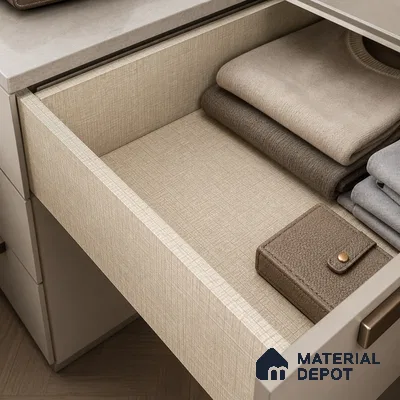 Fabric Liner Laminate LM 17870 B 8 x 4 ft Suede Finish - 0.8 mm | Ideal For Wardrobes | Matching Edgeband - EB 01700