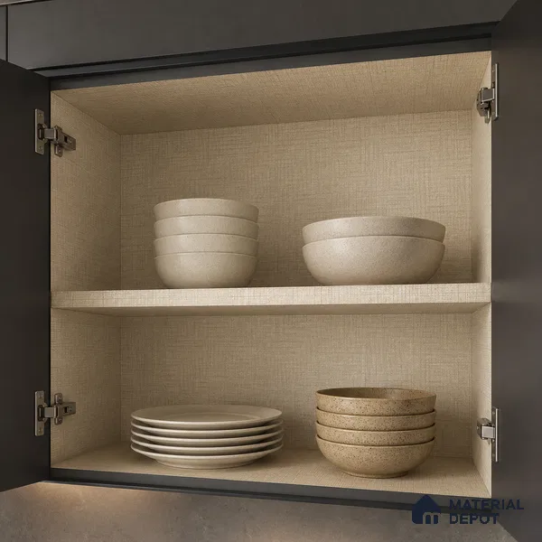 Fabric Liner Laminate LM 17870 B 8 x 4 ft Suede Finish - 0.8 mm | Ideal For Wardrobes | Matching Edgeband - EB 01700