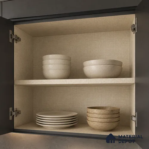 Fabric Liner Laminate LM 17870 B 8 x 4 ft Suede Finish - 0.8 mm | Ideal For Wardrobes | Matching Edgeband - EB 01700