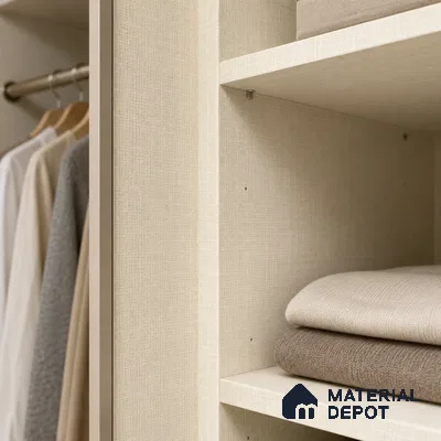 Fabric Liner Laminate LM 17872 8 x 4 ft Suede Finish - 0.72 mm | Ideal For Wardrobes | Matching Edgeband - EB 01702
