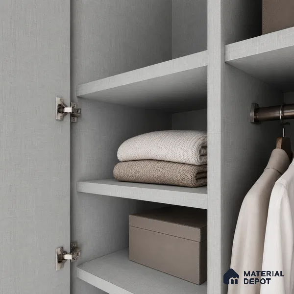 Fabric Liner Laminate LM 17873 8 x 4 ft Suede Finish - 0.72 mm | Ideal For Wardrobes | Matching Edgeband - EB 01703