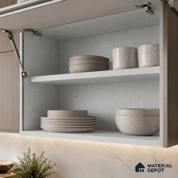 Fabric Liner Laminate LM 17873 8 x 4 ft Suede Finish - 0.72 mm | Ideal For Wardrobes | Matching Edgeband - EB 01703