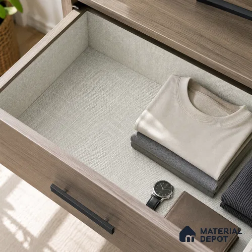 Fabric Liner Laminate LM 17874 B 8 x 4 ft Suede Finish - 0.8 mm | Ideal For Wardrobes | Matching Edgeband - EB 01704